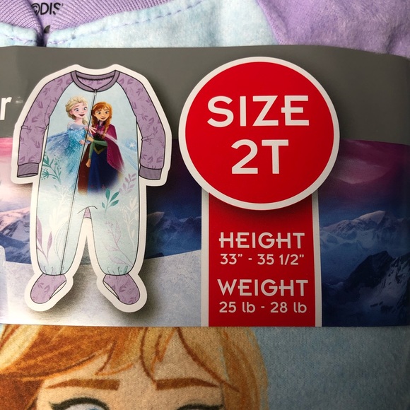 Disney's Frozen Blanket Sleeper Size 12M-5T - Picture 6 of 12